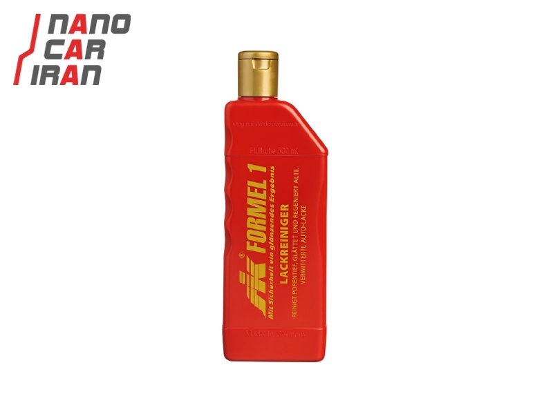 واکس مایع نانو تمیز کننده و براق کننده رنگ بدنه خودرو  500 میلی لیتری فرمول 1 / فرمولا  - ارسال رندوم